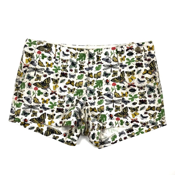 J. Crew Factory Pants - J Crew Factory 2 City Fit Butterfly Print Shorts